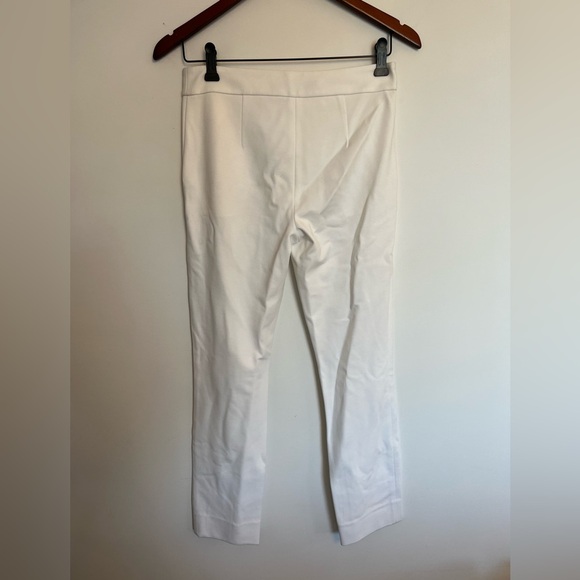 Diane Von Furstenberg White Slim-Fit Tailored Pants Size 0 - Picture 3 of 5
